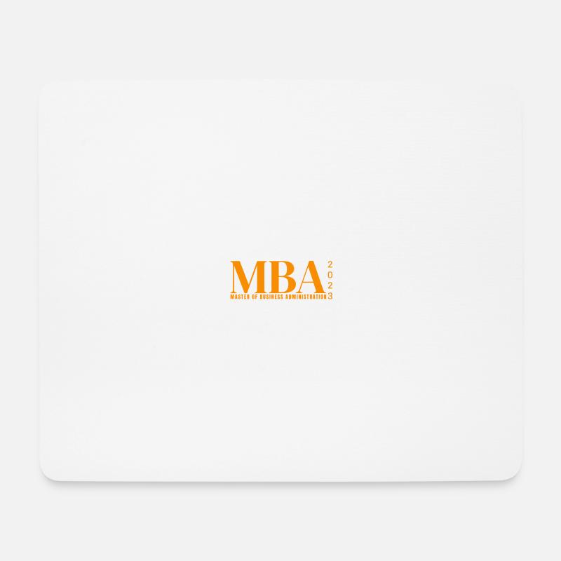 MBA - MASTER OF BUSINESS ADMINISTRATION 2022 - Mouse Pad (horizontal) - white
