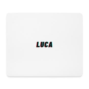 Luca Schriftzug NEU trendy Name - Mousepad (Querformat) - Weiß - Vorne
