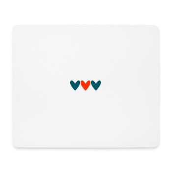 COUPLE. JUST MARRIED. EVJF. SAINT VALENTIN. MARIES - Tapis de souris (format paysage) - blanc - Devant