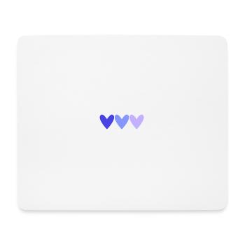 HERZ. PAAR. GERADE VERHEIRATET. Junggesellinnenabschied. VALENTINSTAG. - Mousepad (Querformat) - Weiß - Vorne