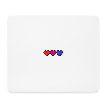 PAAR. VALENTINSTAG. HERZ. WEIHNACHTEN. GERADE VERHEIRATET. - Mousepad (Querformat) - Weiß - Vorne