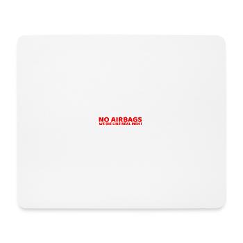 Airbags - Tapis de souris (format paysage) - blanc - Devant