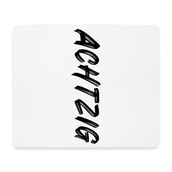 80. Geburtstag / Achtzig / 80 - Mousepad (Querformat) - Weiß - Vorne