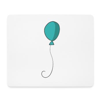 Luftballon - Mousepad (Querformat) - Weiß - Vorne