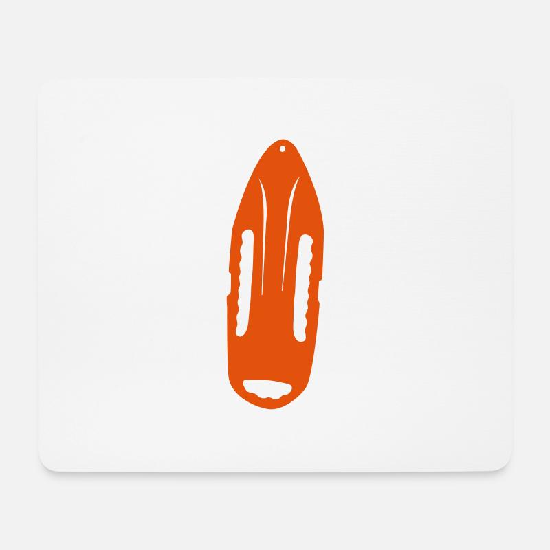Lifeguard buoy - Mousepad (Querformat) - Weiß