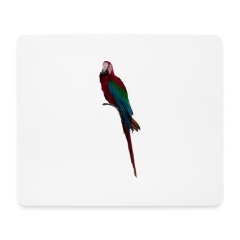 Macaw Long Tail - Mouse Pad (horizontal) - white - Front