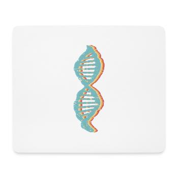 Wissenschaft Biologie retro DNA Genetik Motiv 2 - Mousepad (Querformat) - Weiß - Vorne