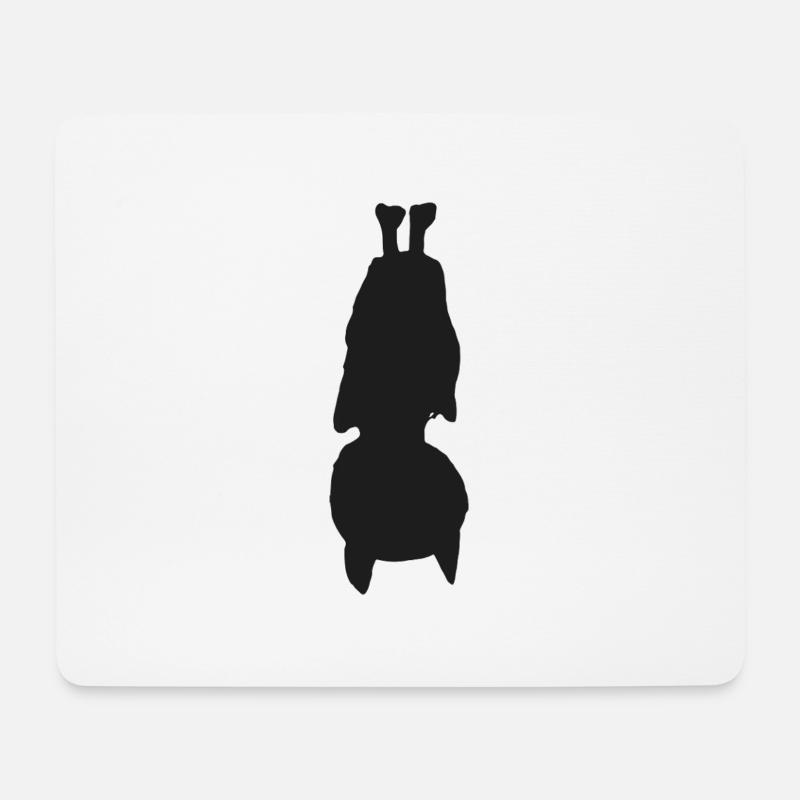 Bat - Mouse Pad (horizontal) - white