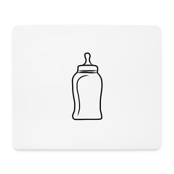 Baby Geschenk Schwangerschaft Fläschchen Kleinkind - Mousepad (Querformat) - Weiß - Vorne
