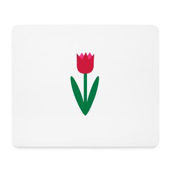 Tulipe Plante Dessin Fleur Idée Cadeau Fleurs - Tapis de souris (format paysage) - blanc - Devant