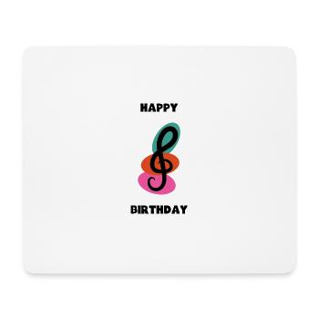 ALLES GUTE ZUM GEBURTSTAG. ALLES GUTE ZUM GEBURTSTAG. JAHRESTAG. - Mousepad (Querformat) - Weiß - Vorne