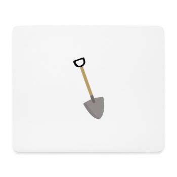 Pelle - Tapis de souris (format paysage) - blanc - Devant