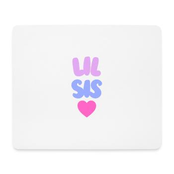 Lil Sis Love - Mousepad (Querformat) - Weiß - Vorne