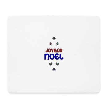 NOËL. JOYEUX NOËL. MERRY CHRISTMAS. NOUVEL AN - Tapis de souris (format paysage) - blanc - Devant