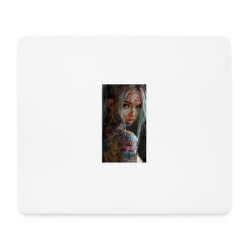 420Clikkk Logo - Tapis de souris (format paysage) - blanc - Devant