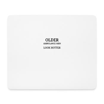 Sanitäter Geschenk ambulance man Notarzt Helfer - Mousepad (Querformat) - Weiß - Vorne