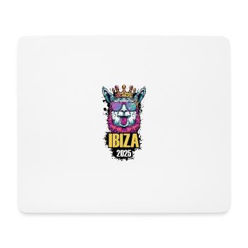 Ibiza 2025 Alpaca Party Holiday - Mouse Pad (horizontal) - white - Front