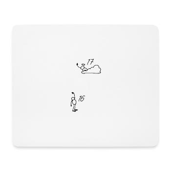 17 Year Old 17th Anniversary Gift - 17 Year Old - Mouse Pad (horizontal) - white - Front