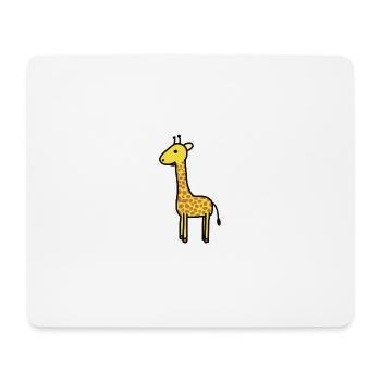 Giraffe - Mousepad (Querformat) - Weiß - Vorne