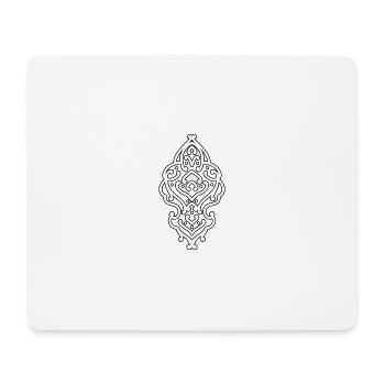 Abstrait - Tapis de souris (format paysage) - blanc - Devant