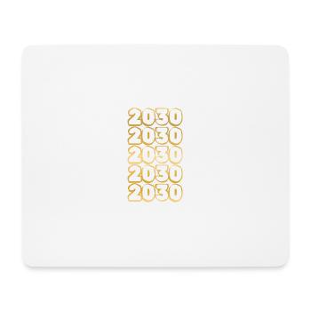 Born in 2030 - Mouse Pad (horizontal) - white - Front