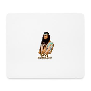 Enregistrer Winnetou,Winnetou,Indianer,Illustration - Tapis de souris (format paysage) - blanc - Devant