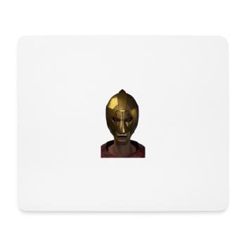 The king with the gold face - Tapis de souris (format paysage) - blanc - Devant