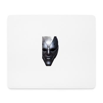 Bade face - Tapis de souris (format paysage) - blanc - Devant