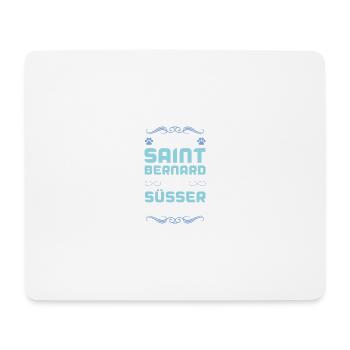 Dicton du chien de Saint-Bernard - Tapis de souris (format paysage) - blanc - Devant