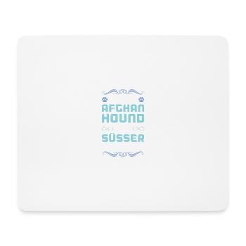afghan hound hund spruch - Mousepad (Querformat) - Weiß - Vorne