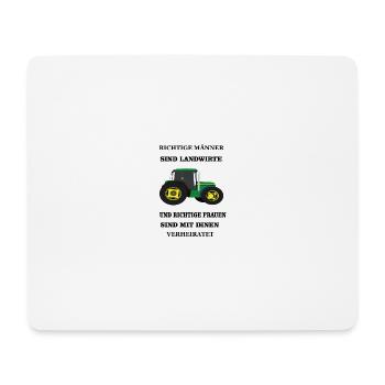 landwirte - Mousepad (Querformat) - Weiß - Vorne