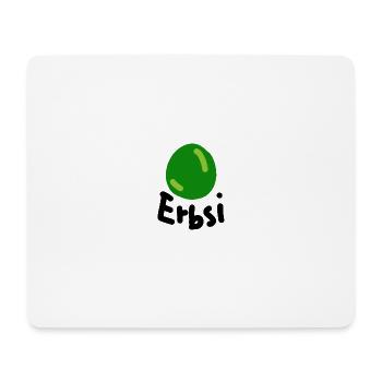 Erbsi - Mousepad (Querformat) - Weiß - Vorne