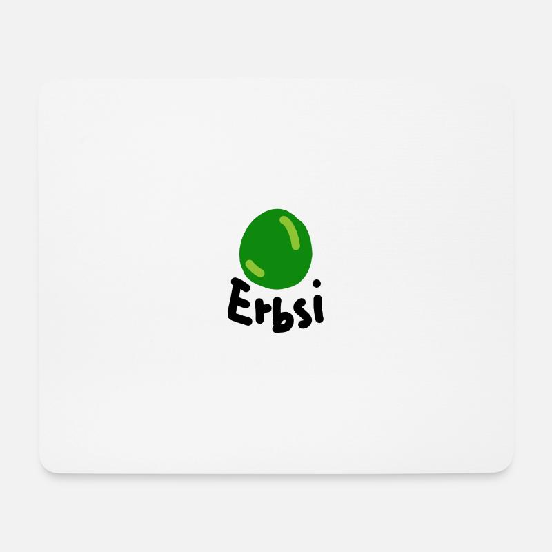 Erbsi - Mouse Pad (horizontal) - white