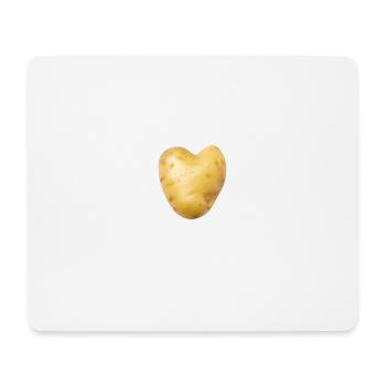 Herzhafte Pommes. Antwerpener Dialekt-Hemden - Mousepad (Querformat) - Weiß - Vorne