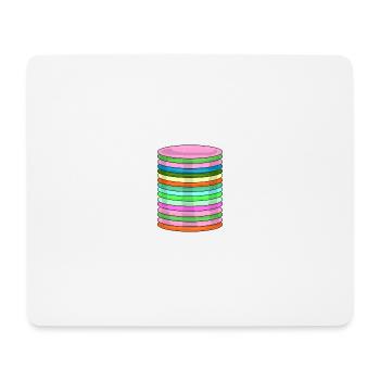 Frisbee Golf Disc Frisbee Discgolf - Mousepad (Querformat) - Weiß - Vorne