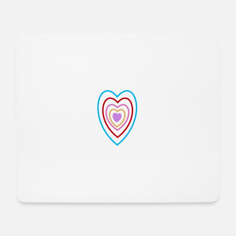 hearts image16 - Mouse Pad (horizontal) - white