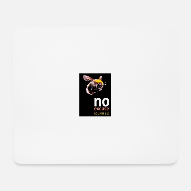 Hummel - Mousepad (Querformat) - Weiß