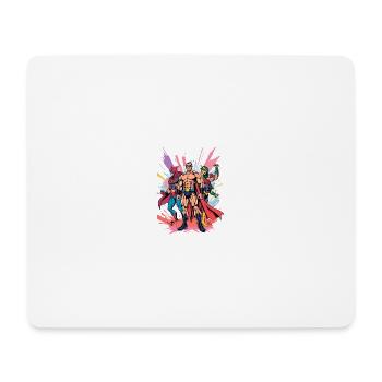 Hero 3 - Mousepad (Querformat) - Weiß - Vorne