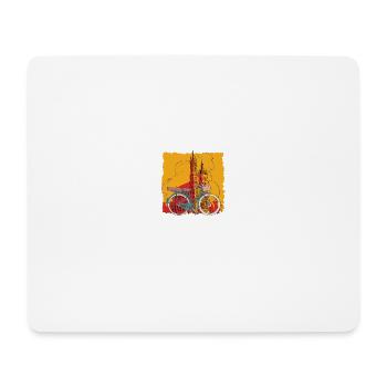 Guten Morgen Krakau - Mousepad (Querformat) - Weiß - Vorne
