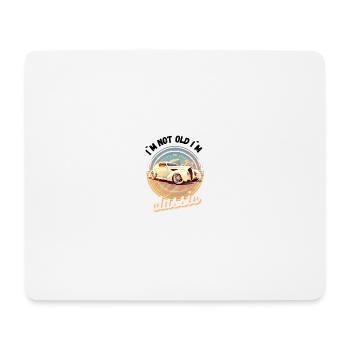 classic not old - Mouse Pad (horizontal) - white - Front