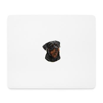 Rottweiler - Mousepad (Querformat) - Weiß - Vorne