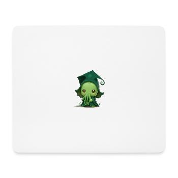 Un bébé mignon Cthulhu - Tapis de souris (format paysage) - blanc - Devant