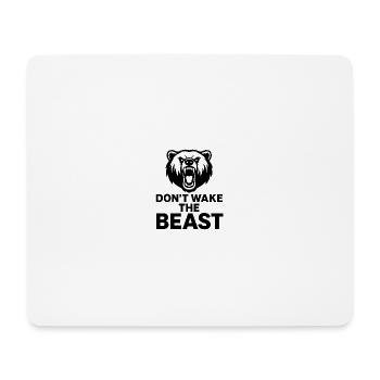 Don't Wake the Monster - Mouse Pad (horizontal) - white - Front