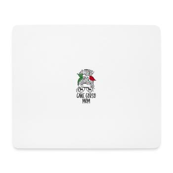 Cane Corso Maman - Tapis de souris (format paysage) - blanc - Devant