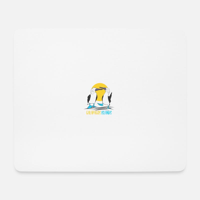 Galapagos Islands - Mousepad (Querformat) - Weiß