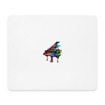 PIANO A QUEUE - Tapis de souris (format paysage) - blanc - Devant
