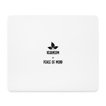Vegan Plant Based Gesundheit Heilung Detox - Mousepad (Querformat) - Weiß - Vorne