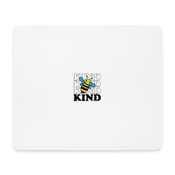 Bee Kind - Mousepad (Querformat) - Weiß - Vorne
