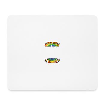 It's My Birthday Sign My Shirt - Mousepad (Querformat) - Weiß - Vorne