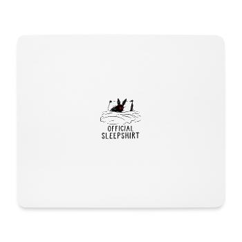 Official Sleepshirt - Mouse Pad (horizontal) - white - Front